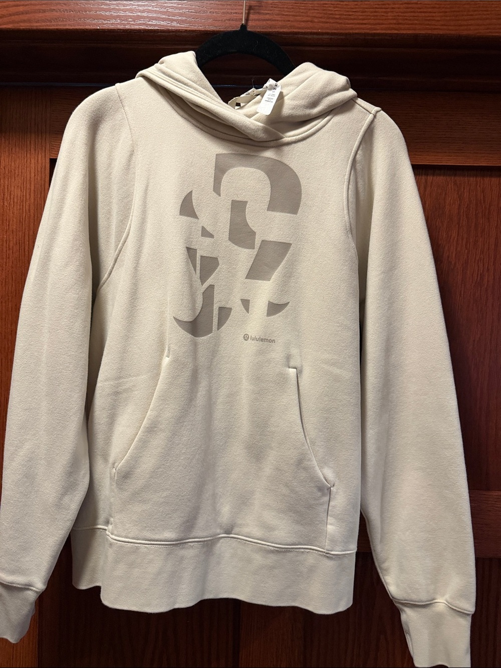 lululemon athletica Cream Pullover Hoodie with Subtle Logo